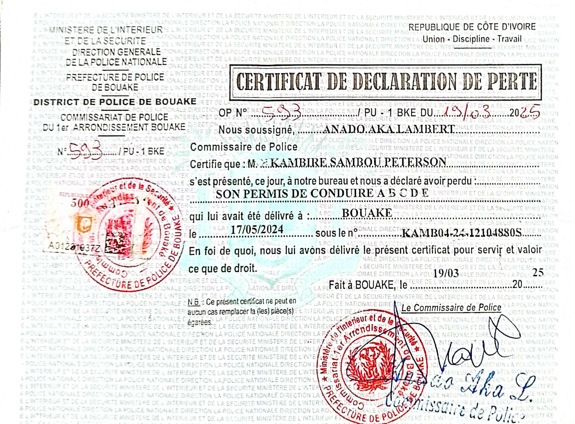 Photo de l'objet